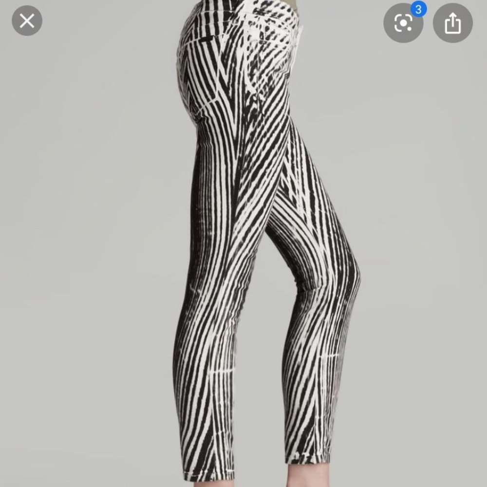 Joes Jeans Zebra print skinny ankle sz 28